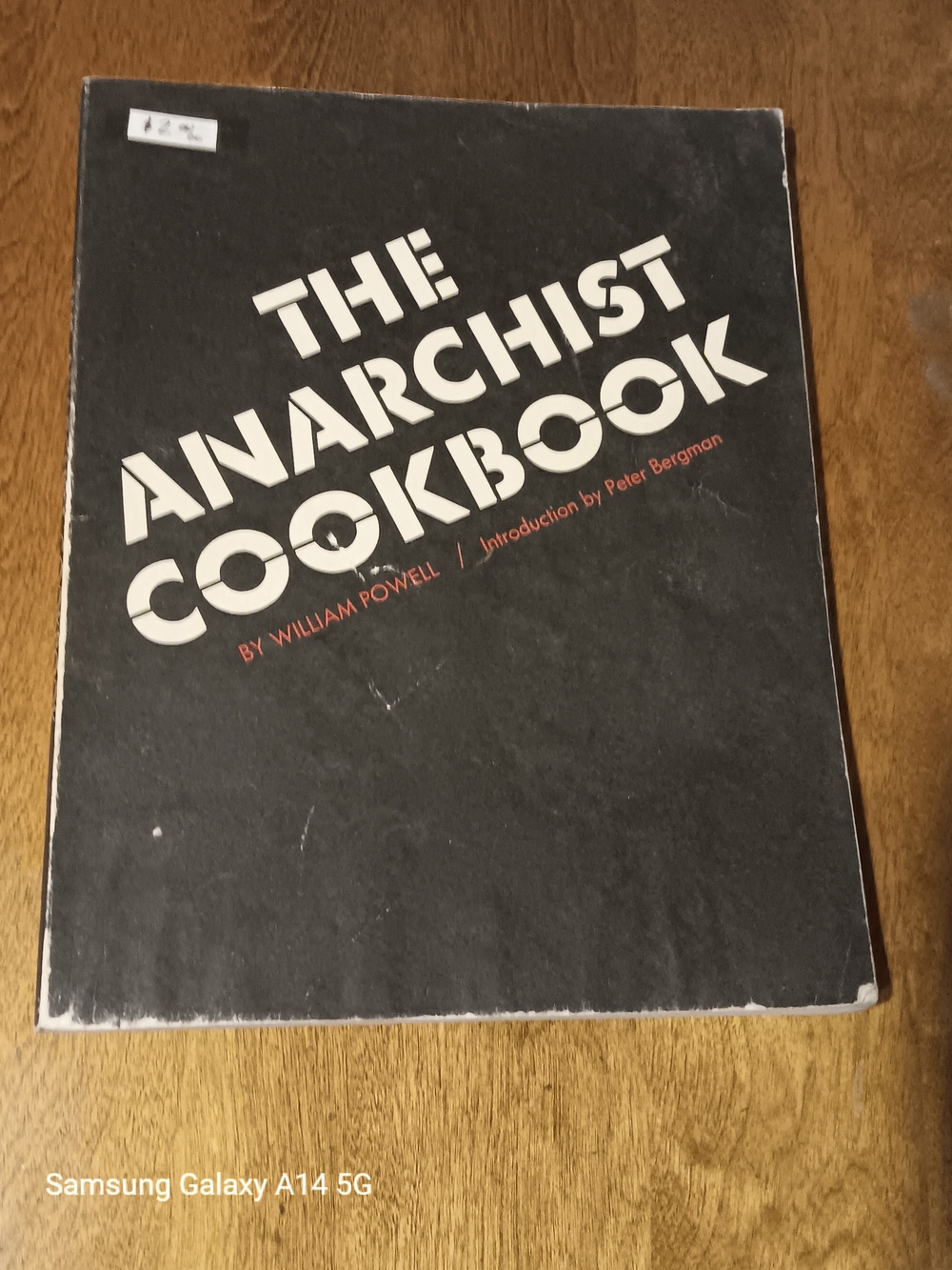 The Anarchist Cookbook Paperback - Black Cover